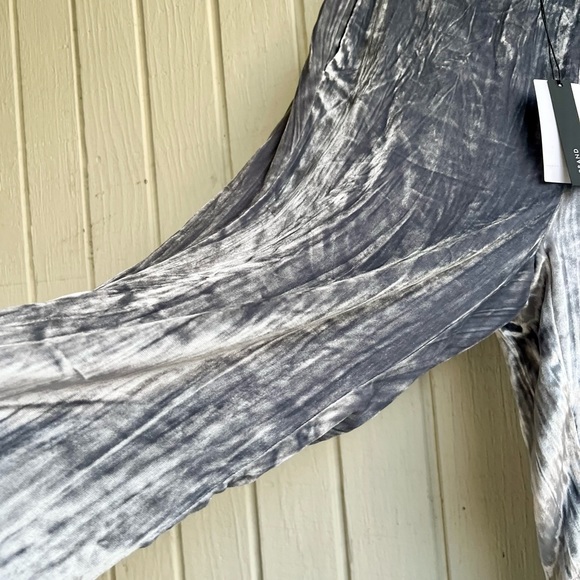 J Brand Crushed Velvet Silk Pull On Pants in Dark Whistle - Picture 6 of 8